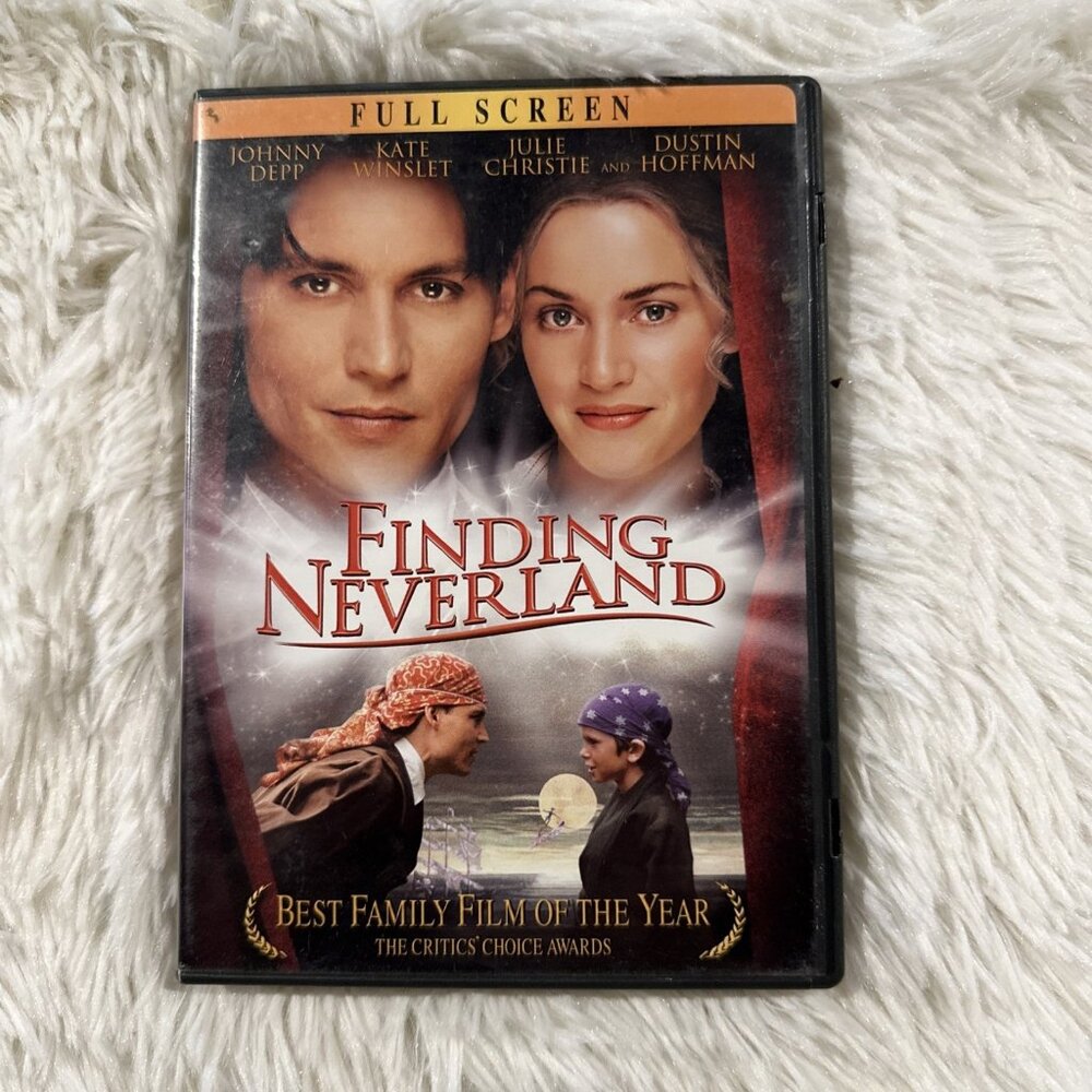 Finding Neverland DVD tested working Johnny Depp Rated PG